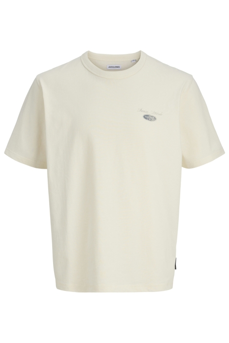 Jack & Jones beige heren t-shirt | Vooraanzicht