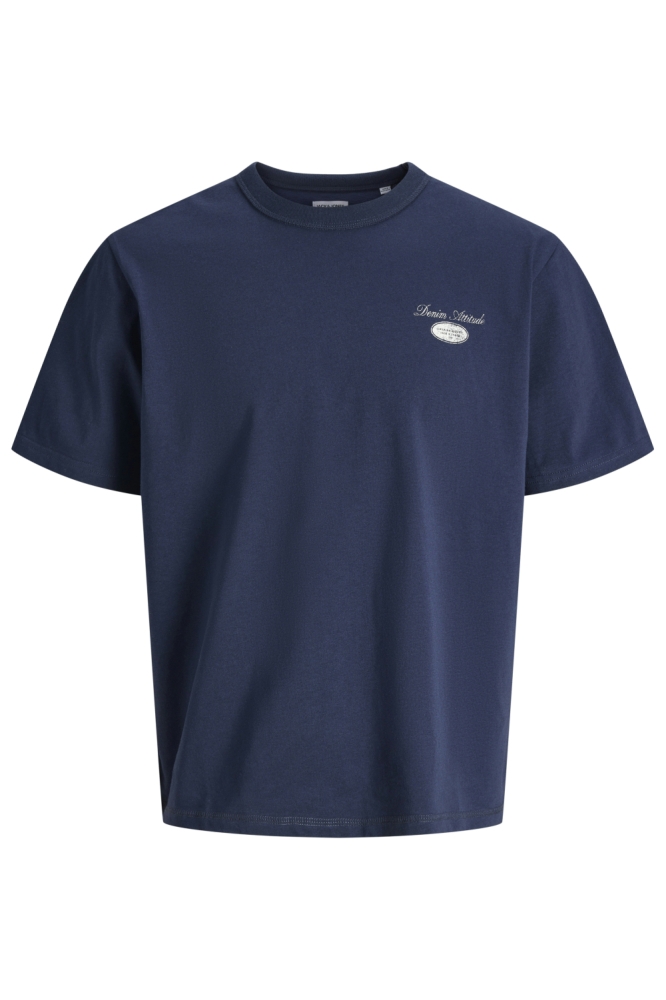 Jack & Jones blauwe heren t-shirt | Vooraanzicht