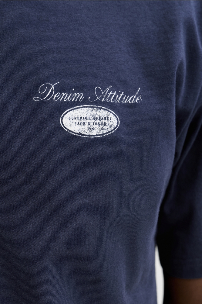 Jack & Jones blauwe heren t-shirt | Kleurstaal