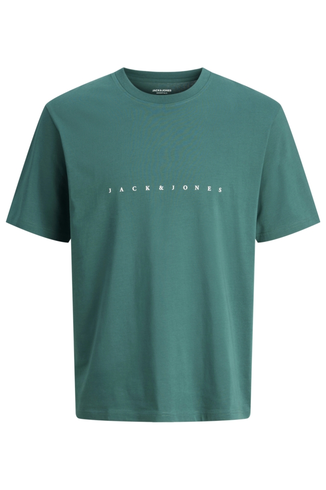 Jack & Jones groene heren t-shirt | Vooraanzicht