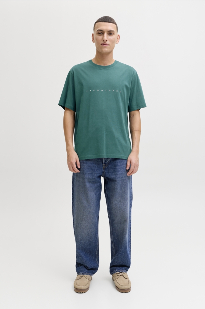 Jack & Jones groene heren t-shirt | Model