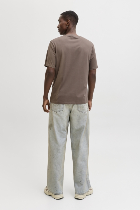 Jack & Jones bruine heren t-shirt | Model