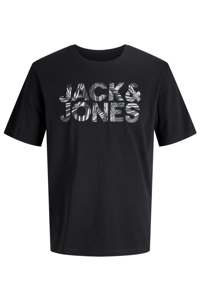 Jack & Jones zwarte heren t-shirt | Vooraanzicht