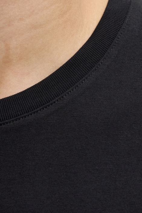 Jack & Jones zwarte heren t-shirt | Close up