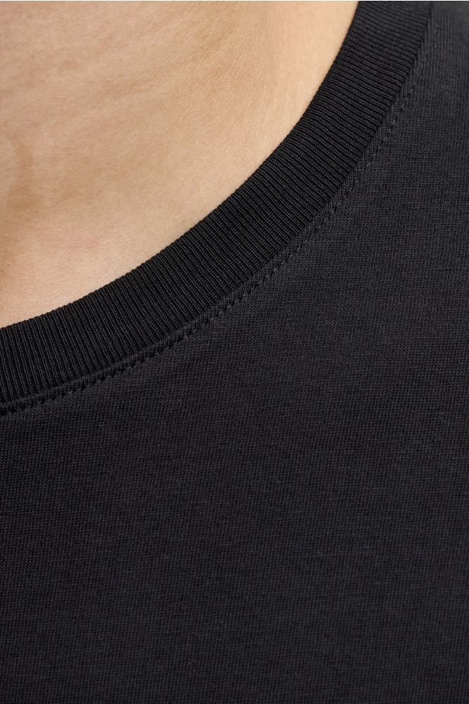Jack & Jones zwarte heren t-shirt | Close up