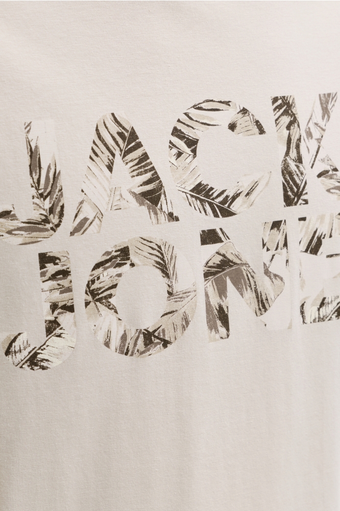 Jack & Jones beige heren t-shirt | Unique Selling Point