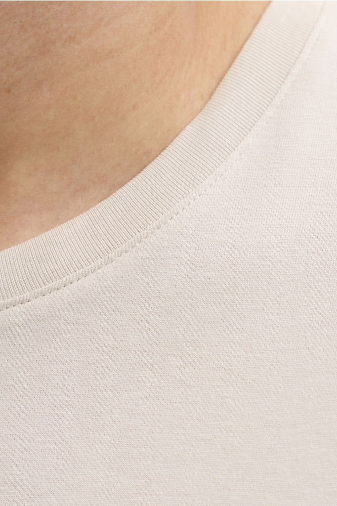 Jack & Jones beige heren t-shirt | Kleurstaal