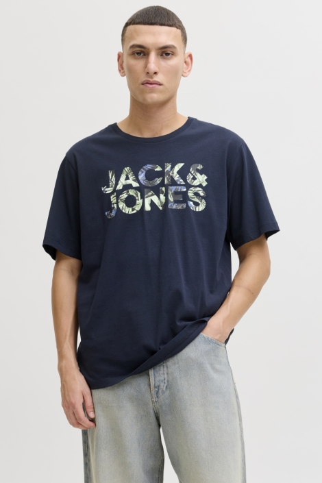 Jack & Jones blauwe heren t-shirt | 