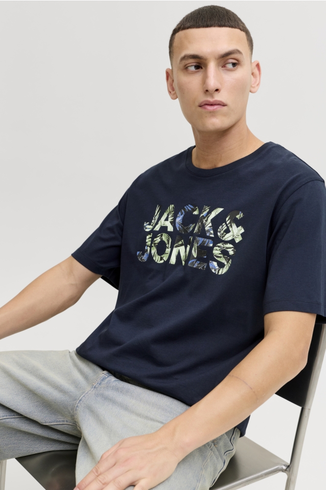 Jack & Jones blauwe heren t-shirt | 