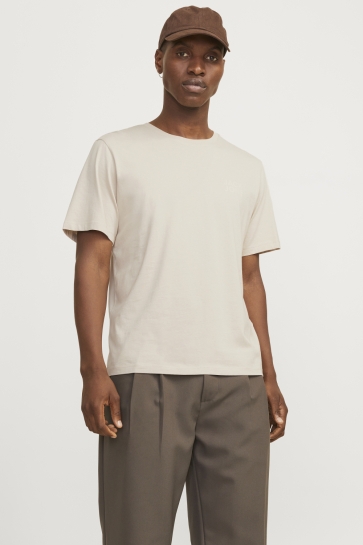Jack & Jones jjecorp logo tee ss o-neck noos Beige