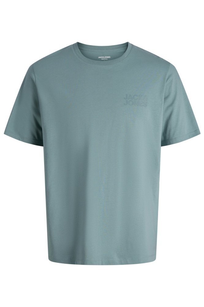 Jack & Jones groene heren t-shirt | Vooraanzicht