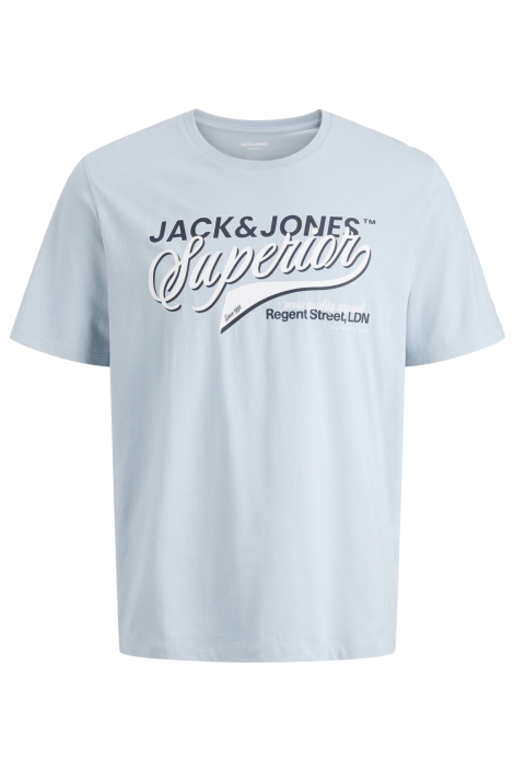Jack & Jones blauwe heren t-shirt | Vooraanzicht