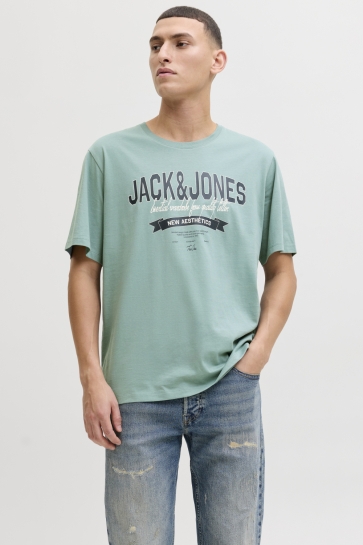 Jack & Jones jjelogo tee ss o-neck 2 col ss26 sn Groen