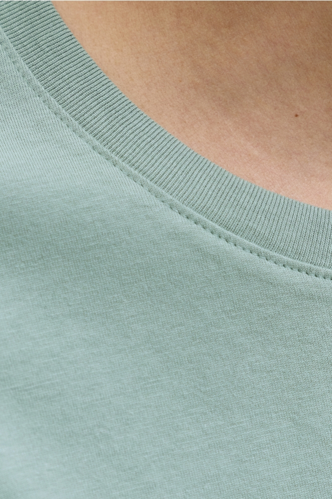Jack & Jones groene heren t-shirt | Close up