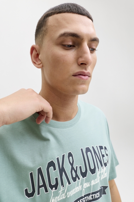 Jack & Jones groene heren t-shirt | Unique Selling Point