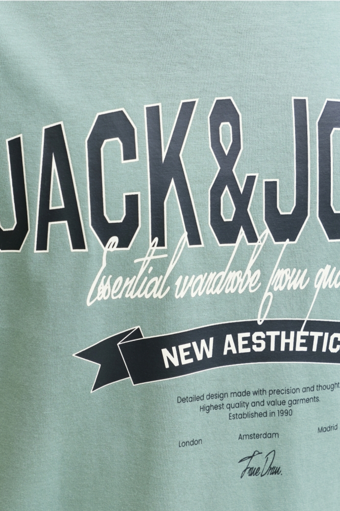 Jack & Jones groene heren t-shirt | Kleurstaal