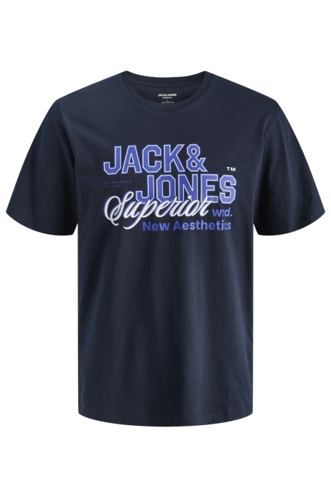 Jack & Jones blauwe heren t-shirt | Vooraanzicht