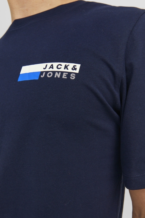 Jack & Jones blauwe heren t-shirt | Kleurstaal