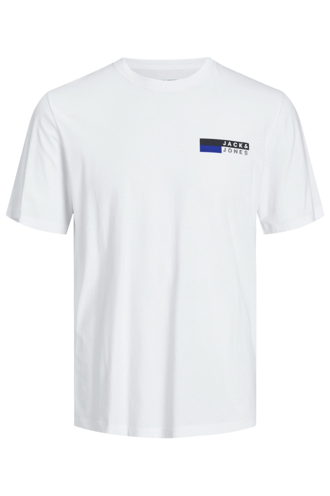 Jack & Jones witte heren t-shirt | Vooraanzicht
