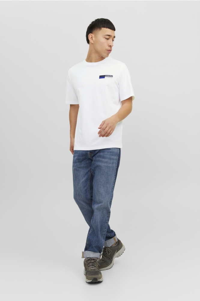 Jack & Jones witte heren t-shirt | Model