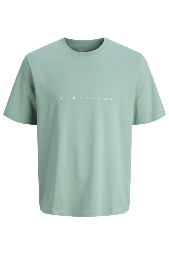 Jack & Jones groene heren t-shirt | Vooraanzicht