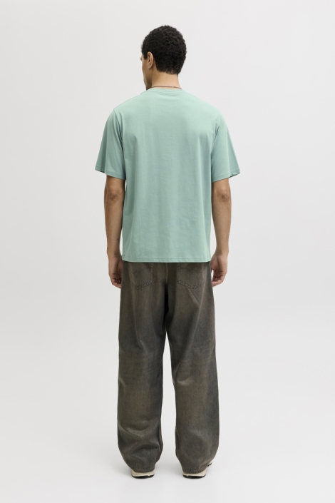 Jack & Jones groene heren t-shirt | Model