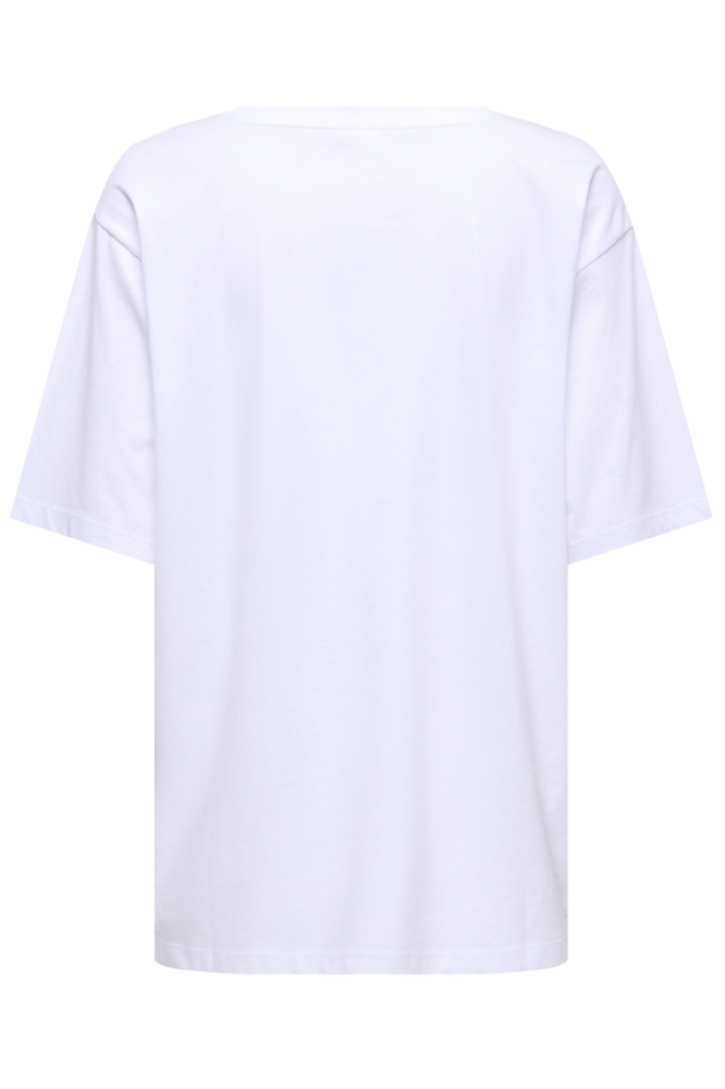Only witte dames t-shirt | Achteraanzicht