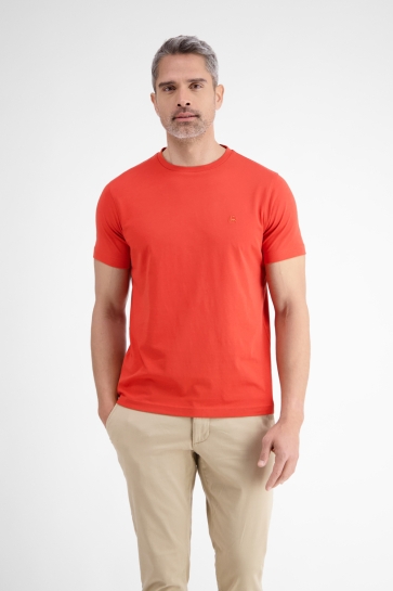 Lerros T-shirt BASIC T SHIRT MET LOGO BORDUURSEL 2573000 344