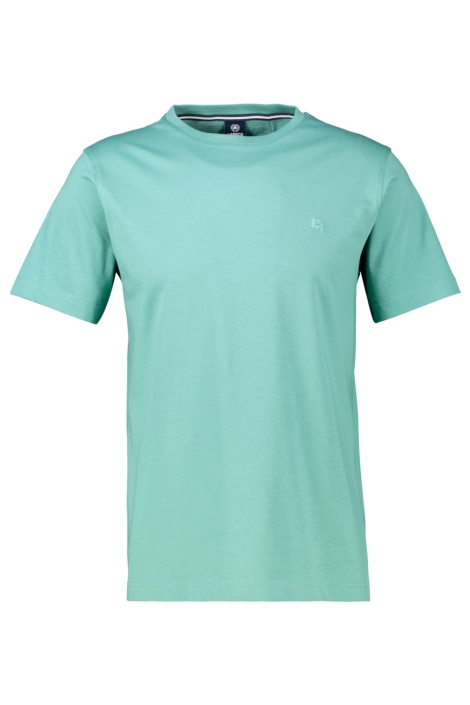 Lerros groene heren t-shirt | Vooraanzicht