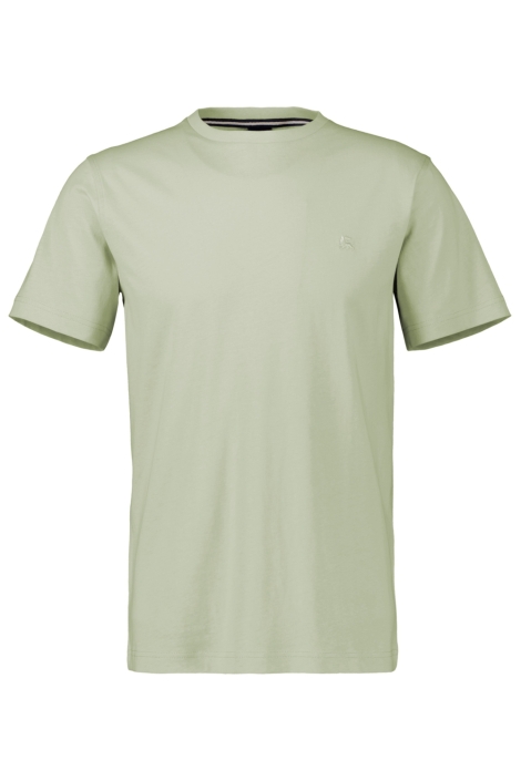 Lerros groene heren t-shirt | Vooraanzicht