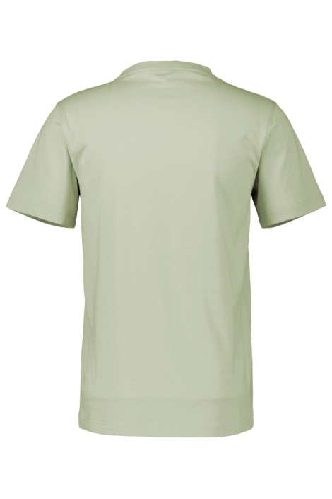 Lerros groene heren t-shirt | Achteraanzicht