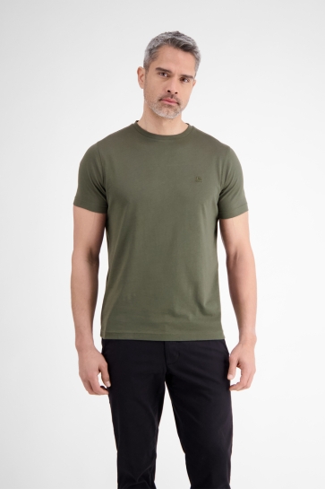Lerros BASIC T SHIRT MET LOGO BORDUURSEL 2573000 661