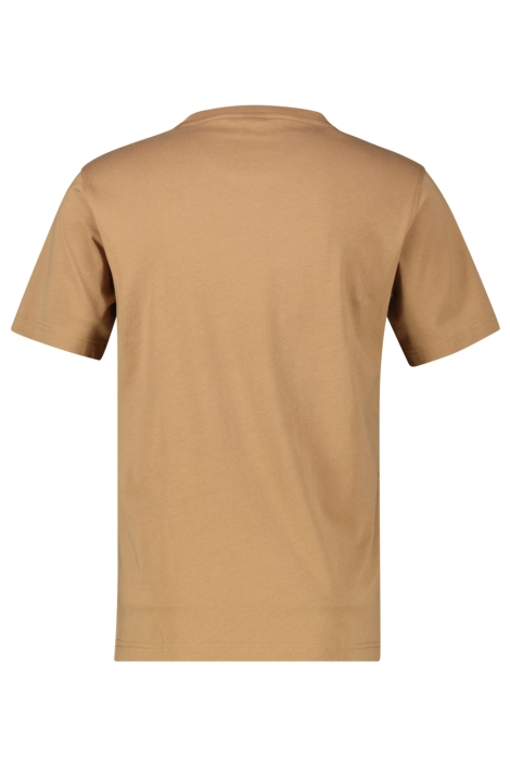 Lerros camel heren t-shirt | Achteraanzicht