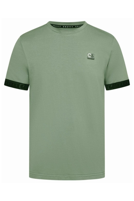 Cruyff groene heren t-shirt | Vooraanzicht