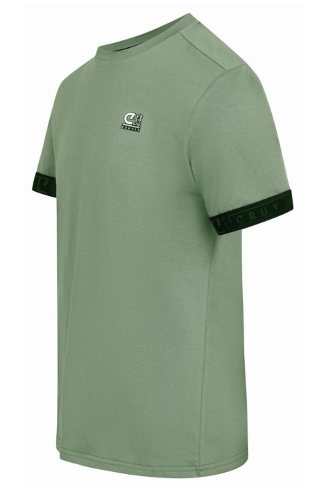 Cruyff groene heren t-shirt | Zijaanzicht