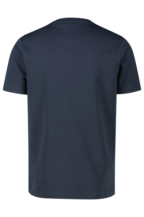 Lerros blauwe heren t-shirt | Achteraanzicht