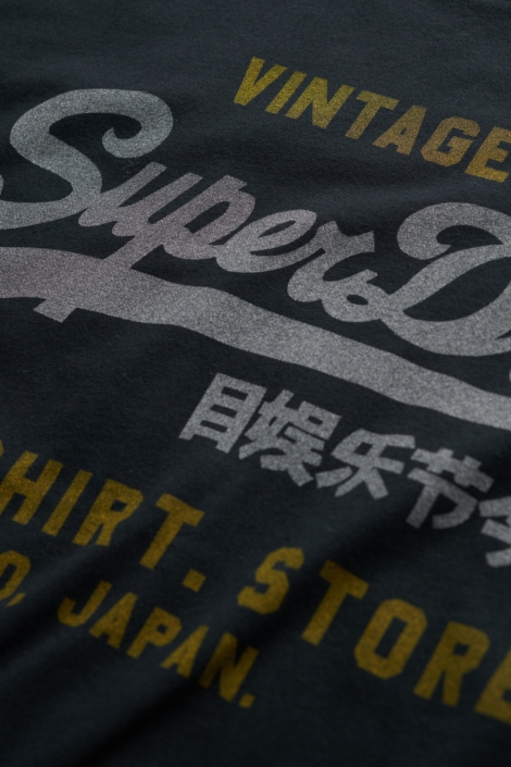 Superdry blauwe heren t-shirt | Kleurstaal
