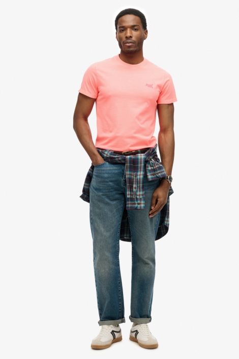 Superdry oranje heren t-shirt | Model
