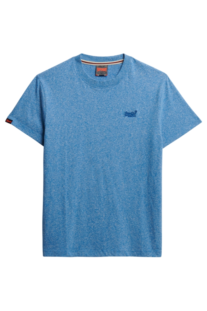 Superdry blauwe heren t-shirt | Vooraanzicht