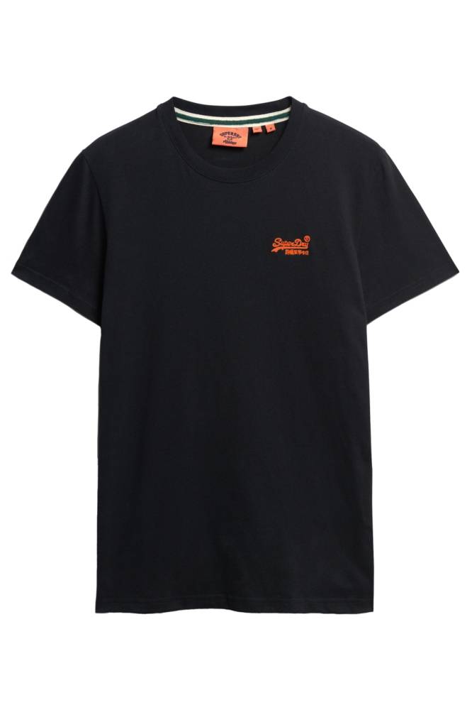 Superdry zwarte heren t-shirt | Vooraanzicht