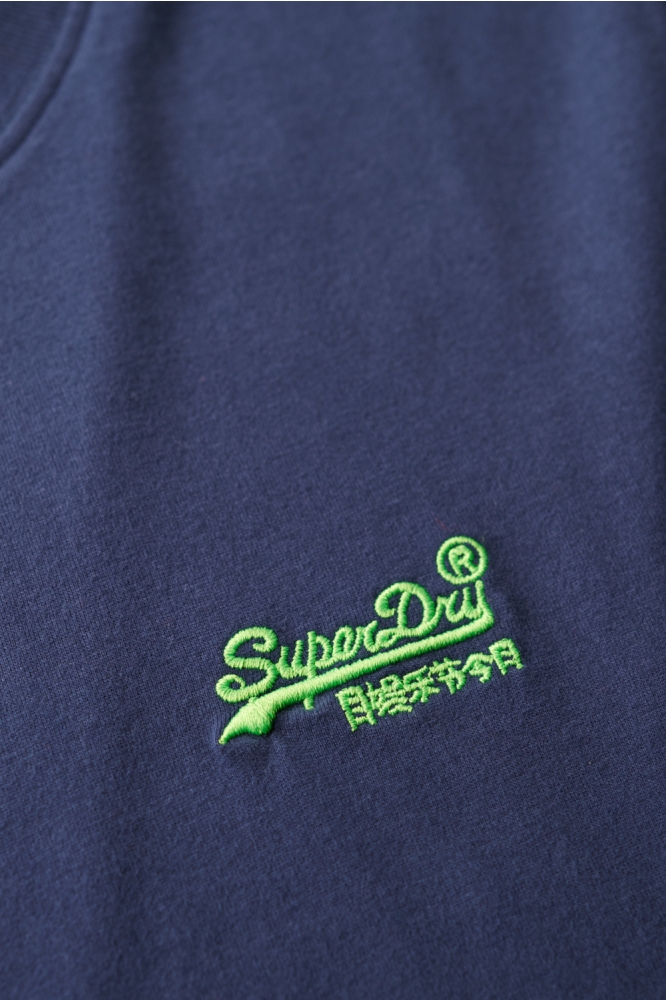 Superdry blauwe heren t-shirt | Kleurstaal
