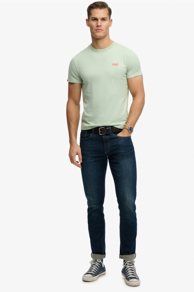 Superdry groene heren t-shirt | Model