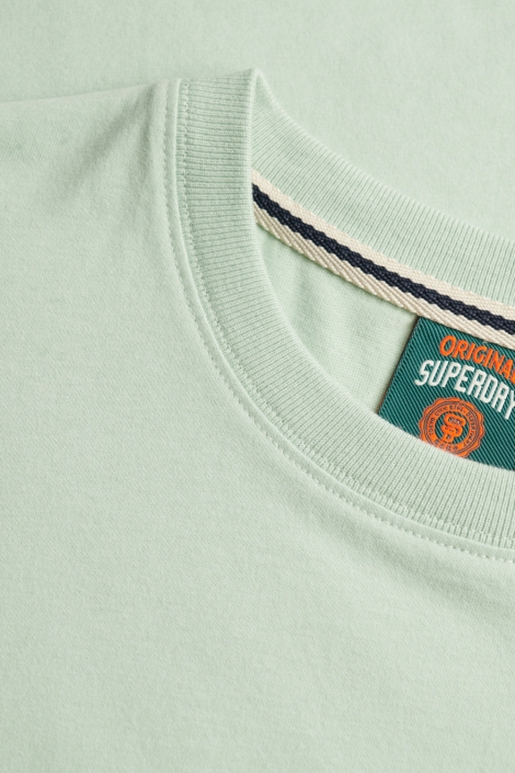 Superdry groene heren t-shirt | Kleurstaal