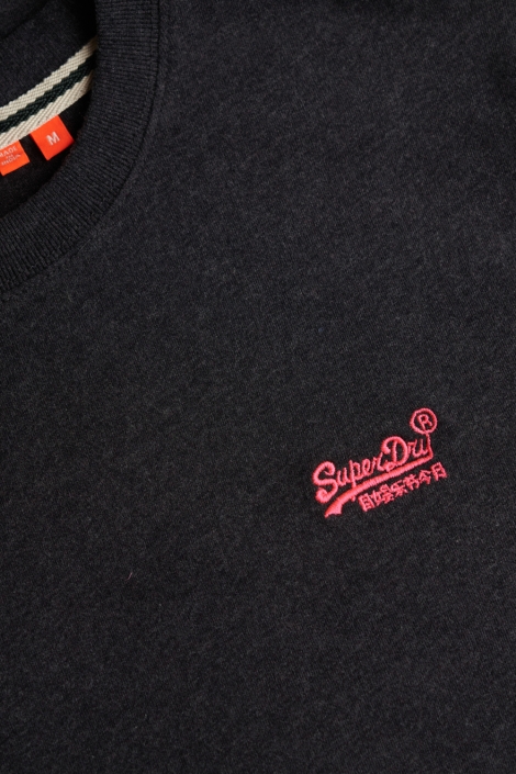 Superdry zwarte heren t-shirt | Kleurstaal