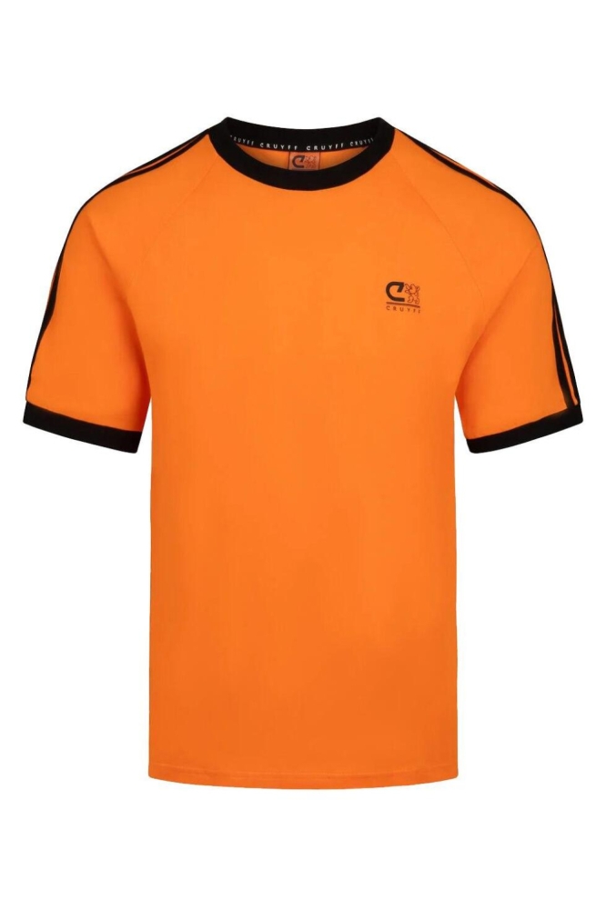 Cruyff oranje heren t-shirt | Vooraanzicht