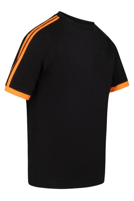 Cruyff zwarte heren t-shirt | Zijaanzicht