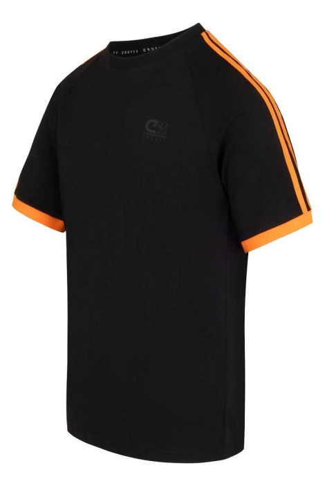 Cruyff zwarte heren t-shirt | Zijaanzicht