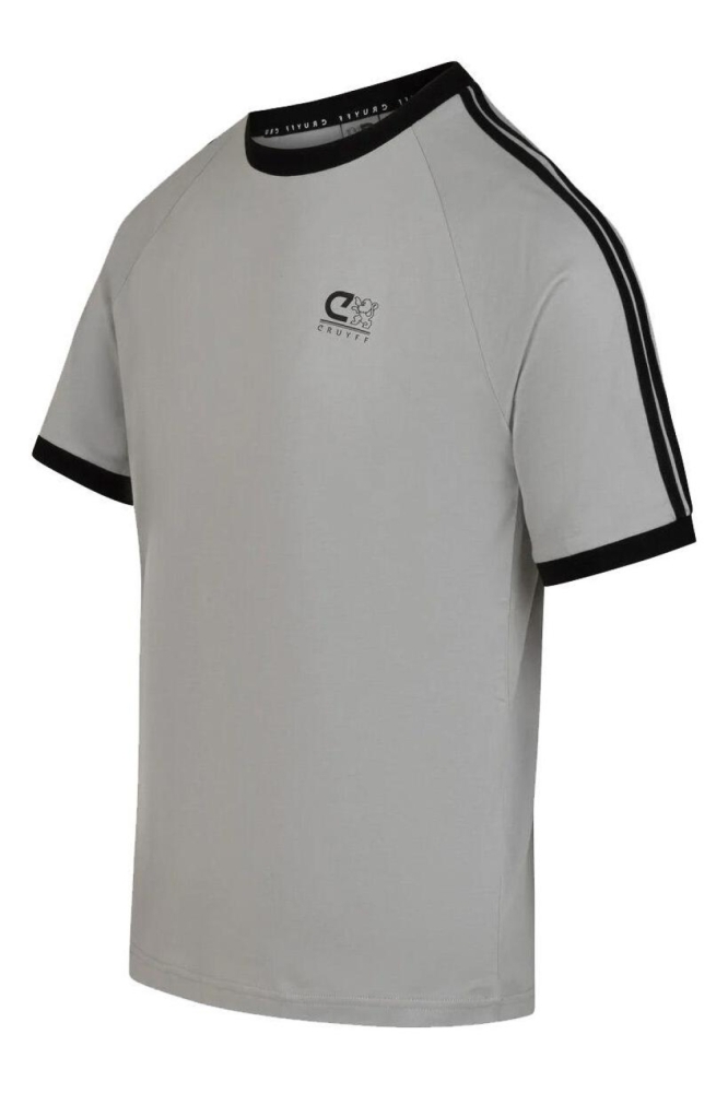 Cruyff grijze heren t-shirt | Zijaanzicht