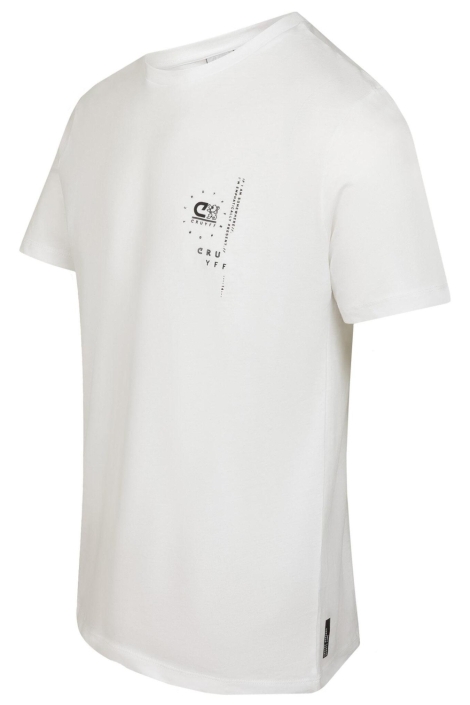 Cruyff witte heren t-shirt | Zijaanzicht