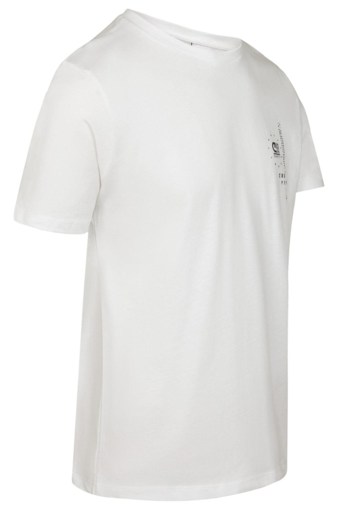 Cruyff witte heren t-shirt | Zijaanzicht